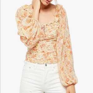 Free People Women’s Mabel Printed Blouse